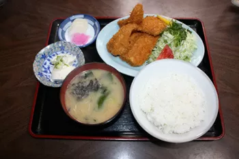 アジフライ定食