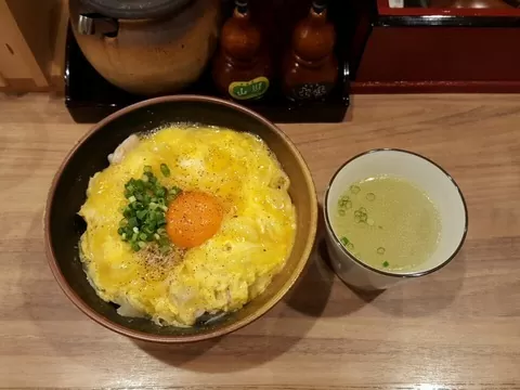 信玄鶏の塩親子丼