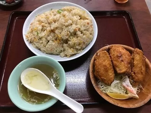 炒飯と唐揚セット2