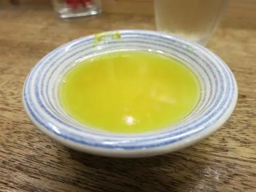 酢とカラシの混ぜたもの