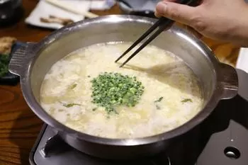 鶏つくね醤油ちゃんこ＋雑