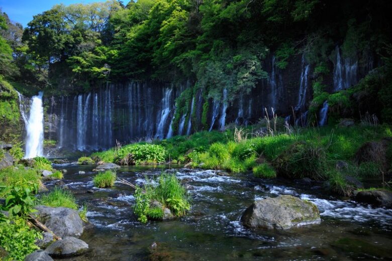 富士宮市の白糸の滝