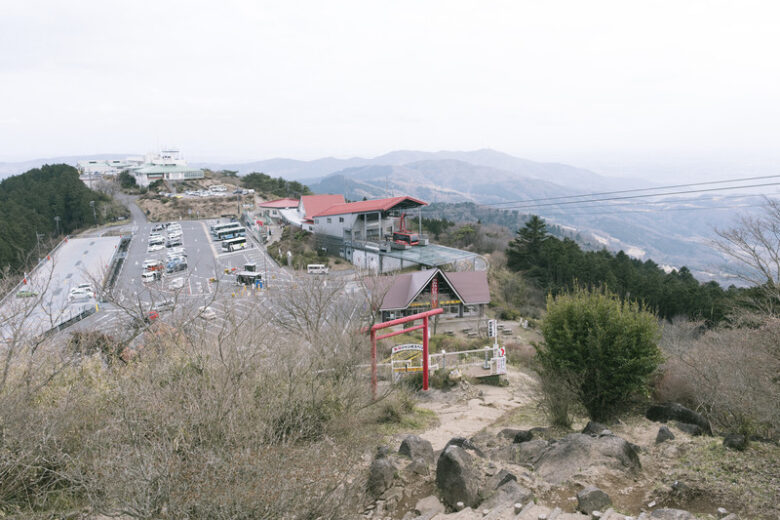 筑波山の山頂駅