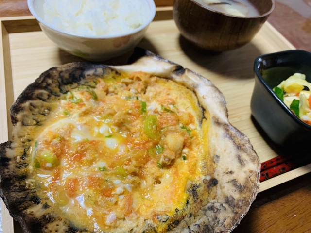 青森県の貝焼き味噌