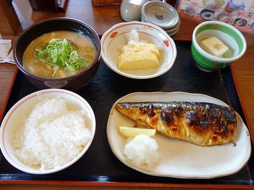 「さばの塩焼き定食」の画像