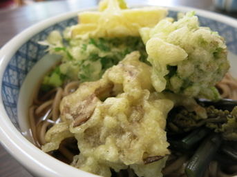 「山菜天ぷらそば・うどん」の画像