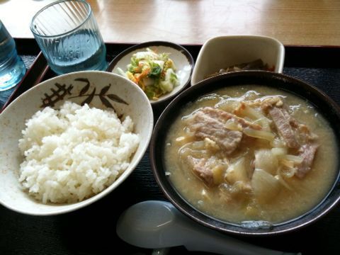 「とん汁定食 小盛」の画像