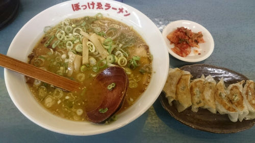 「ぼっけゑラーメン」「スモール餃子」の画像