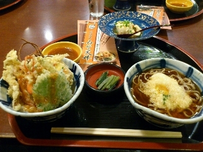 「みそ天丼セット」の画像