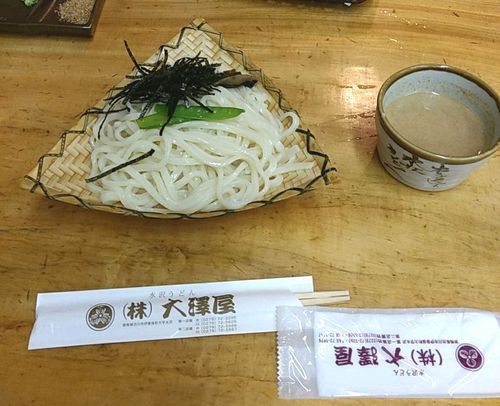 「ゴマ汁うどんの大ざる」の画像