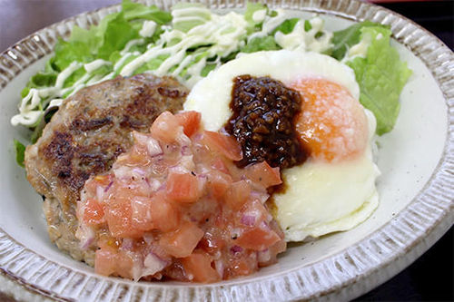 「ロコモコ風ポーポー丼」の画像