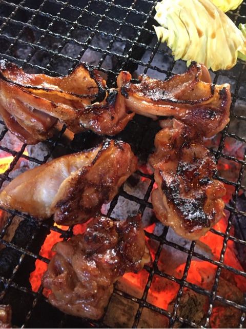 「地鶏炭火焼定食」の画像２