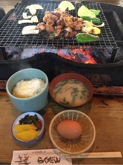 「地鶏炭火焼定食」の画像４