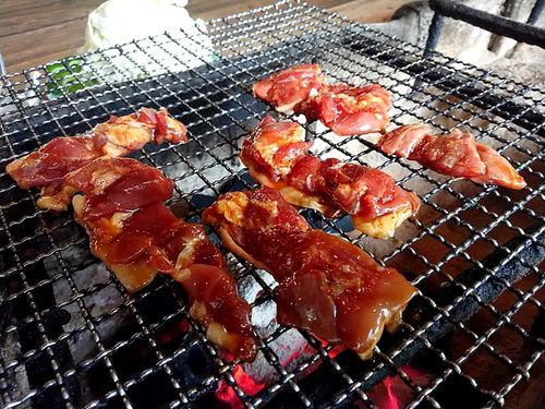 「地鶏炭火焼定食」の画像５