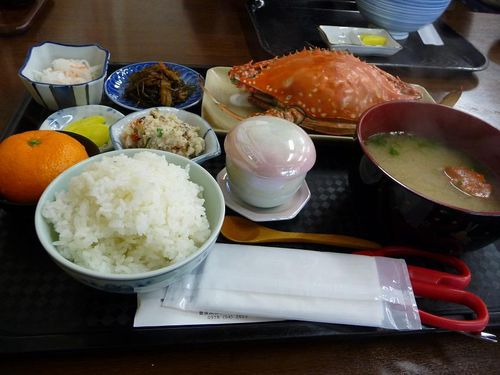 「岬がざみ定食」の画像