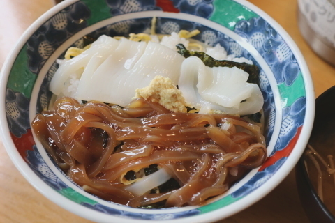 「白いか丼」の画像２