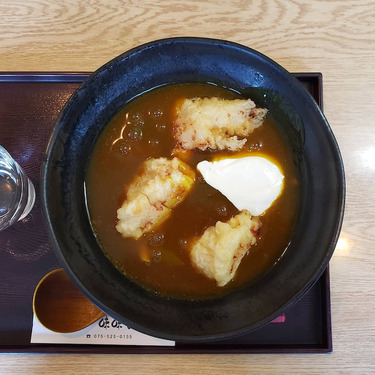 とり天カレーうどん