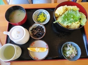 はも天丼定食