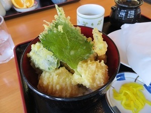 はも天丼定食２枚目