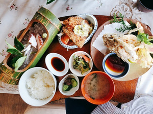 「オコゼ美人定食」の画像