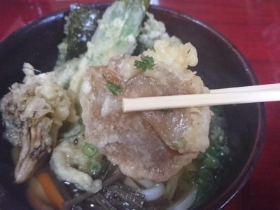 山菜うどん３枚目