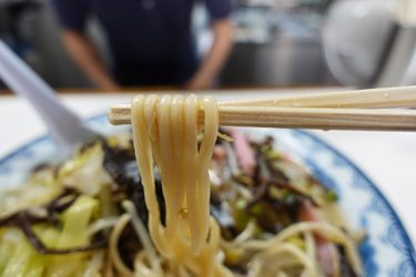 特製チャンポンの麺