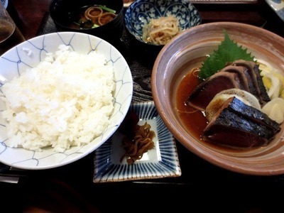 「鰹たたき定食」の画像