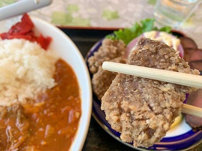 鹿カレーセット４枚目