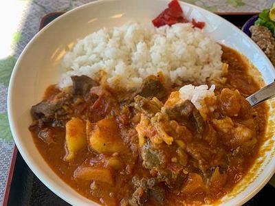 鹿カレーセット５枚目